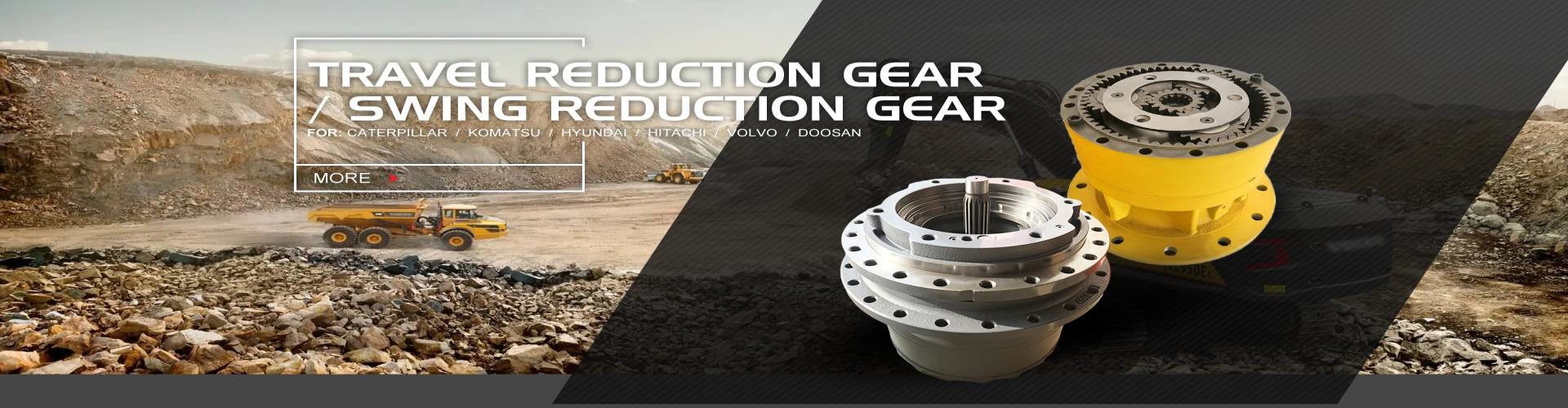 kualitas Gearbox Excavator pabrik